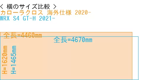 #カローラクロス 海外仕様 2020- + WRX S4 GT-H 2021-